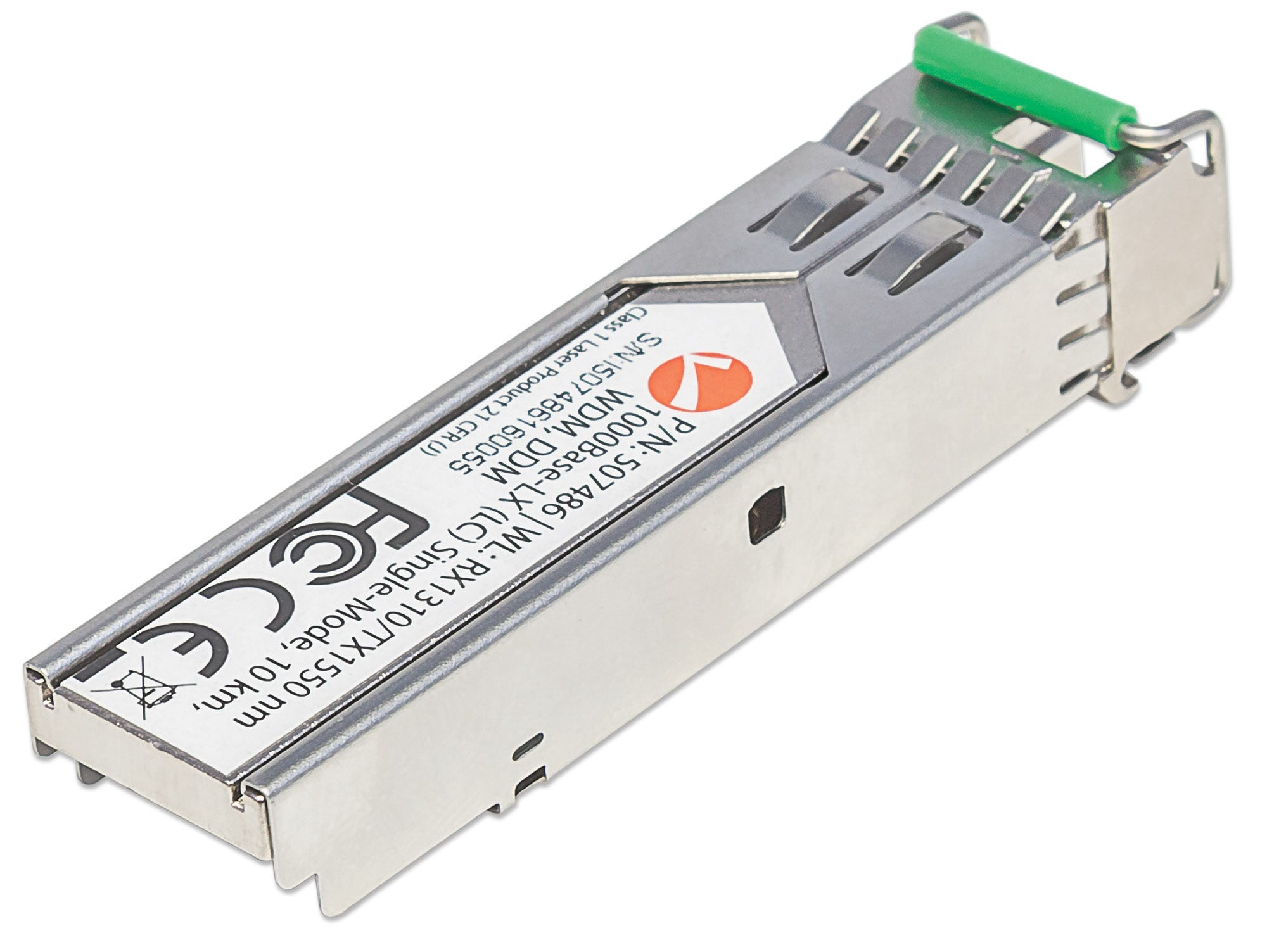 Intellinet Transceiver Module Optical, Gigabit Fiber WDM Bi-Directional SFP, 1000Base-Lx (LC) Single-Mode Port, 10km, Wavelengths: receive (RX) 1310nm and trans – image 3
