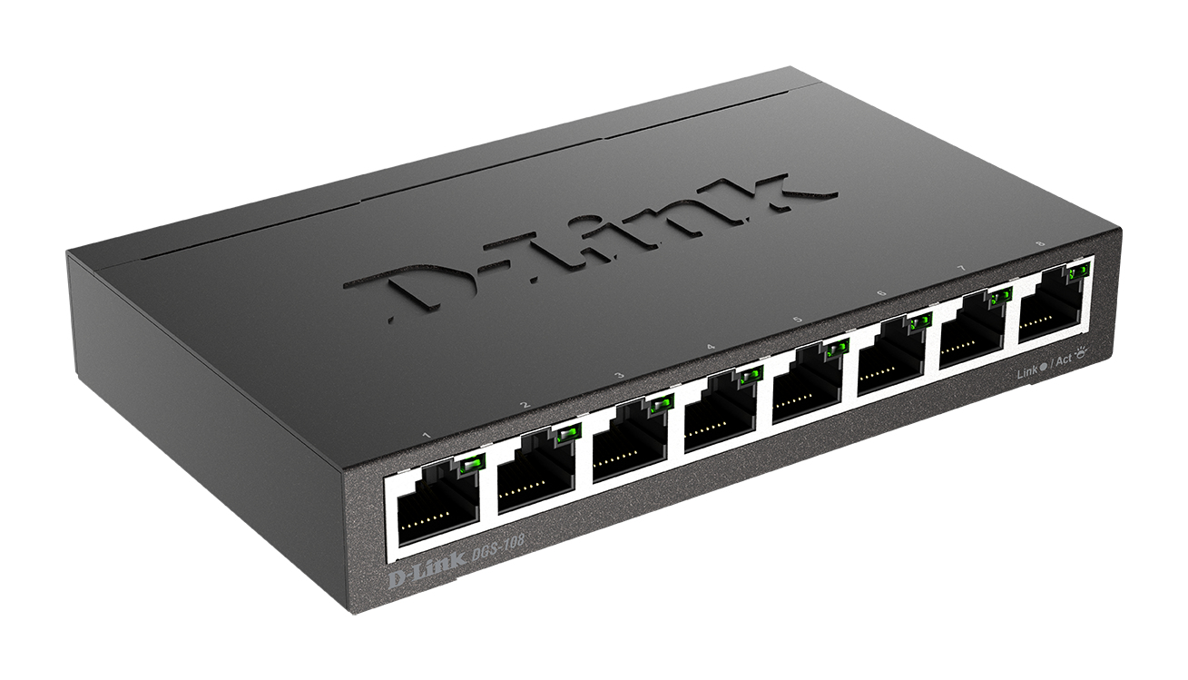 D-Link 8-port Gigabit Metal Housing