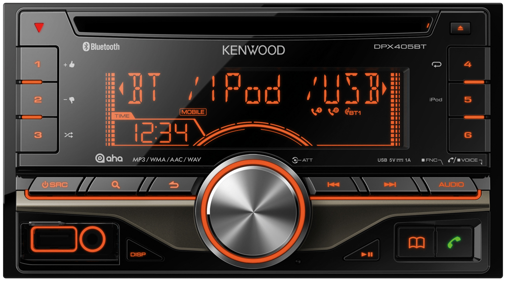 Kenwood DPX405BT car media receiver Black Bluetooth – image 3
