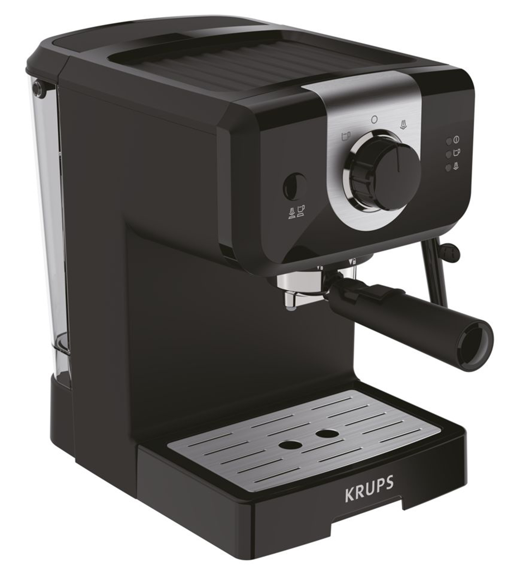 Krups XP320840 Opio Steam and Pump Coffee Machine, Black – image 3