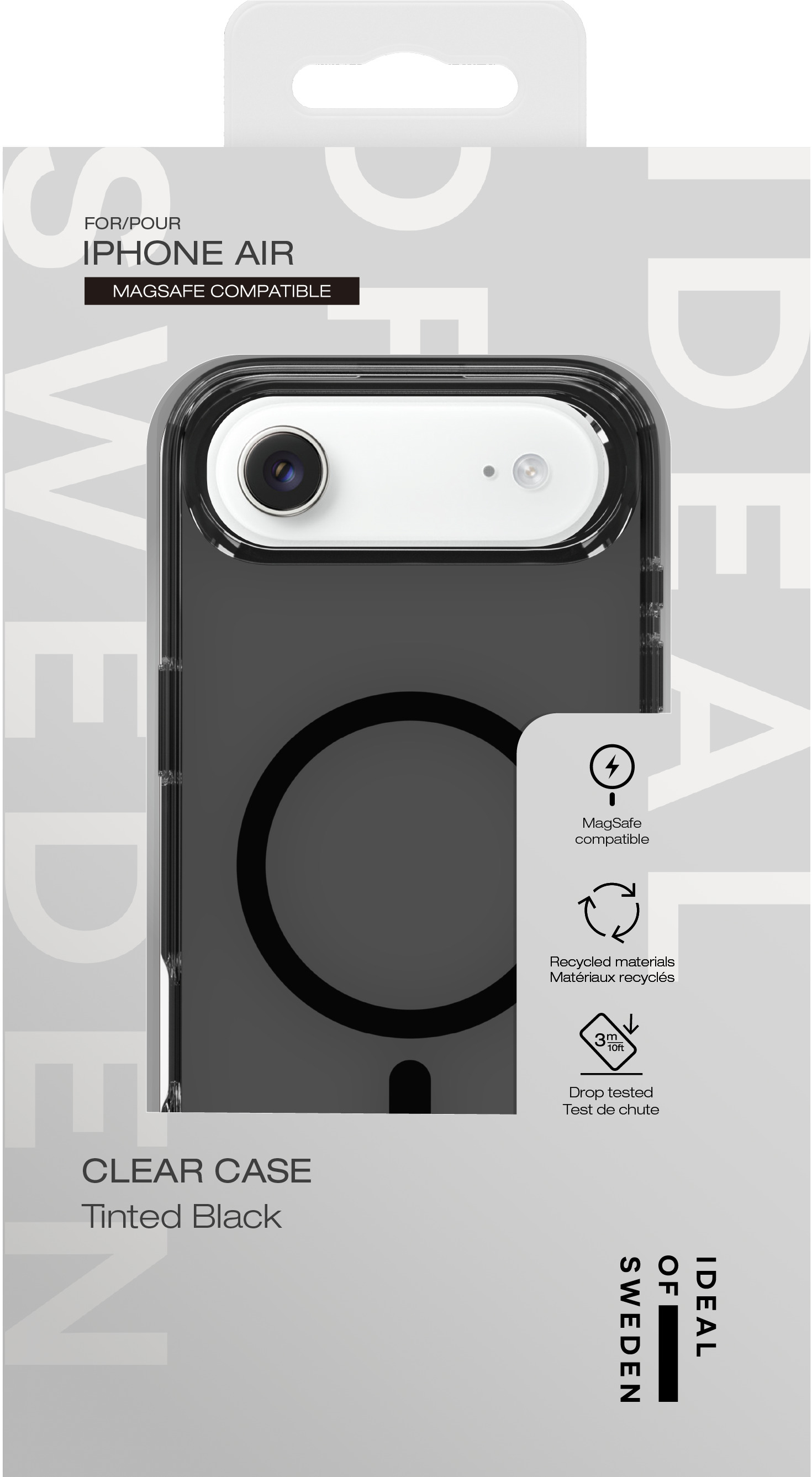 iDeal of Sweden Clear Case MagSafe iPhone Air Tinted Black – image 5