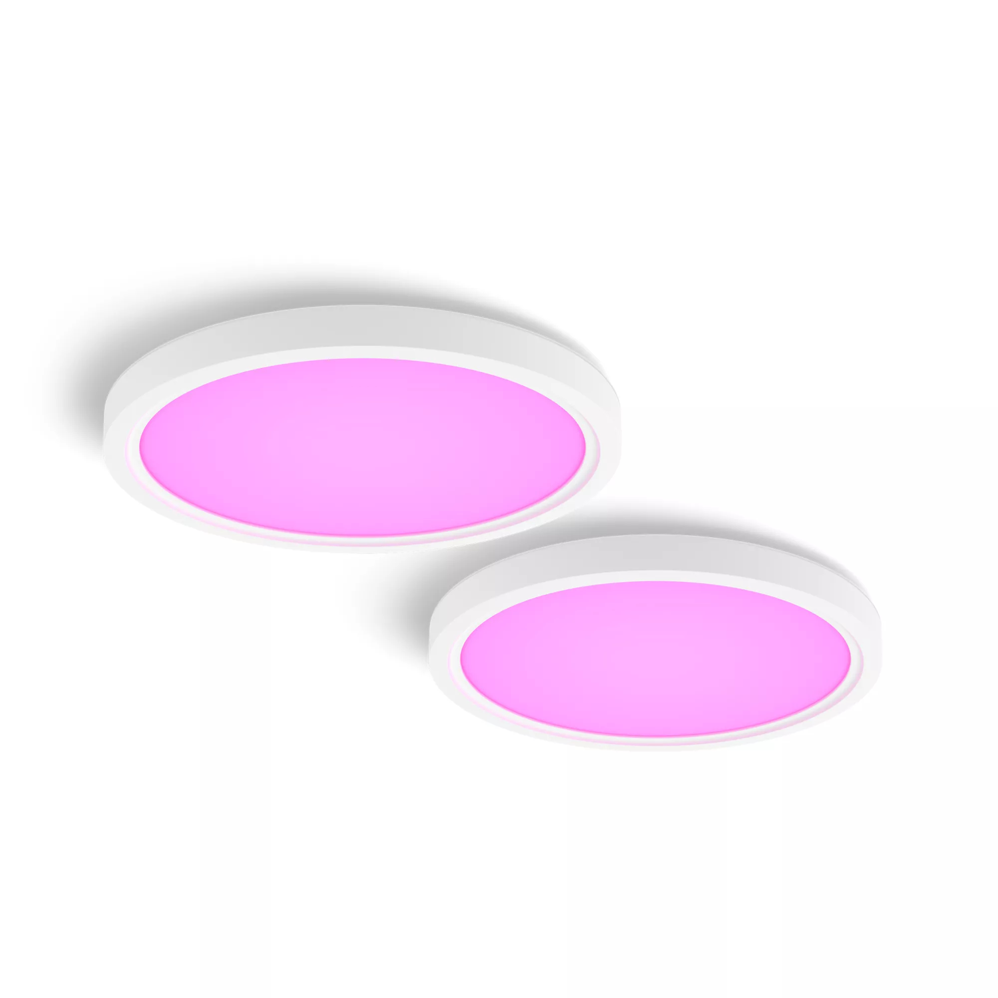 Philips by Signify Philips Devote Hue slim ceiling light S 2-pack