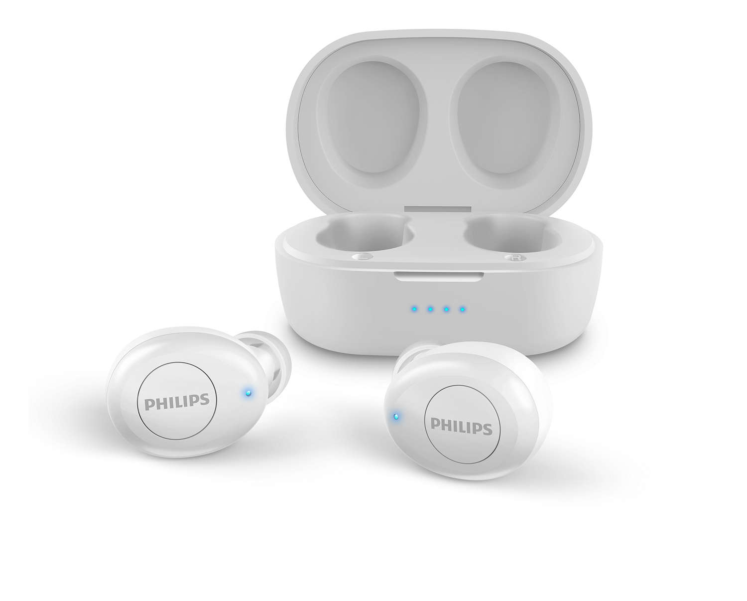 Philips 2000 series TAT2205 Wireless Bluetooth Earphones with Charging Case - White – image 5