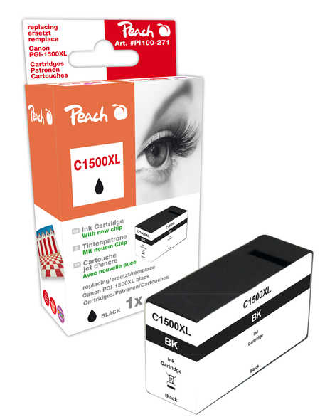 Peach 319573 ink cartridge Black