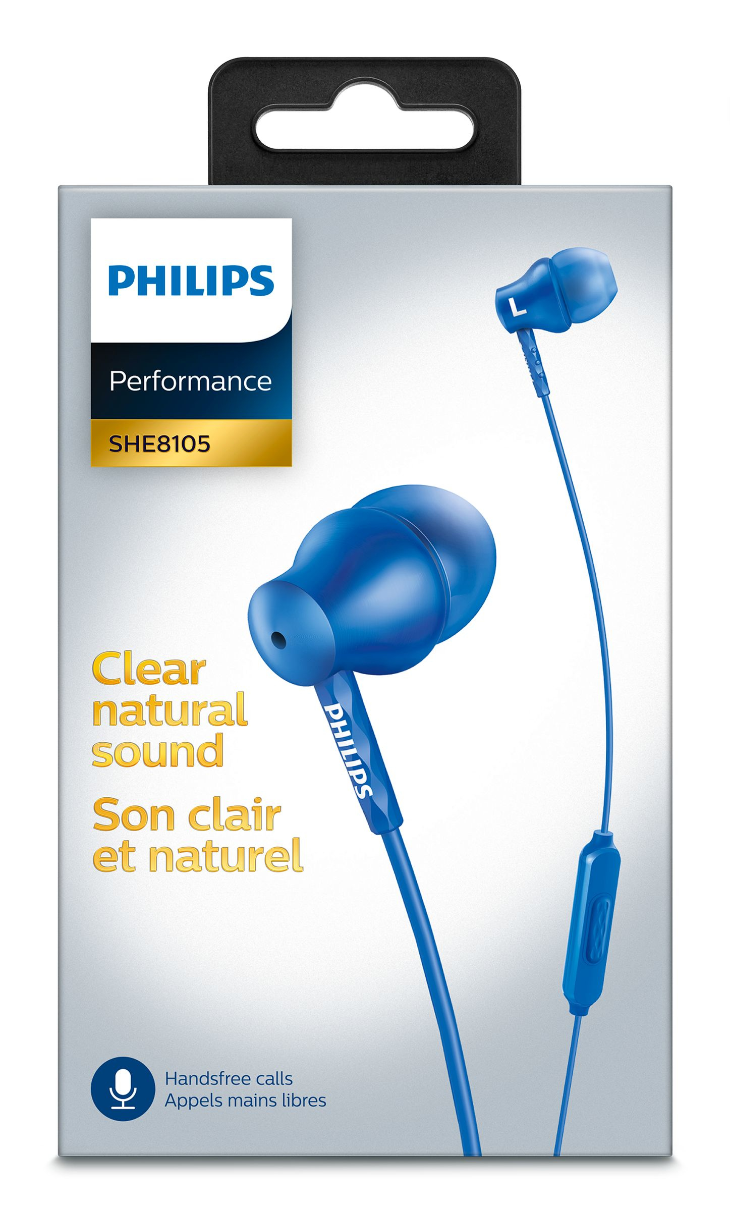 Philips SHE8105BL/27 headphones/headset Wired In-ear Blue – image 2