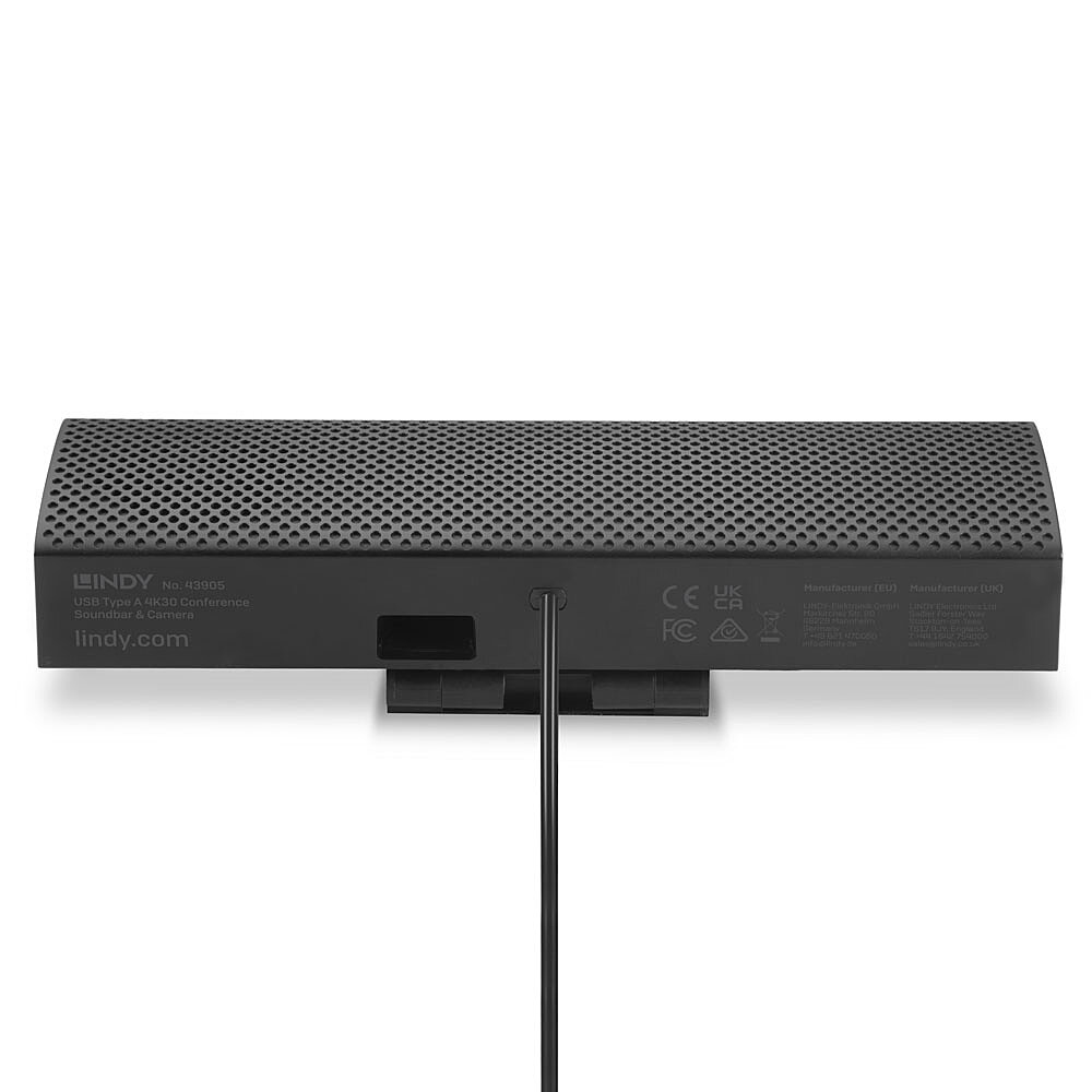 Lindy USB Type A 4K30 Conference Soundbar and Camera – image 2