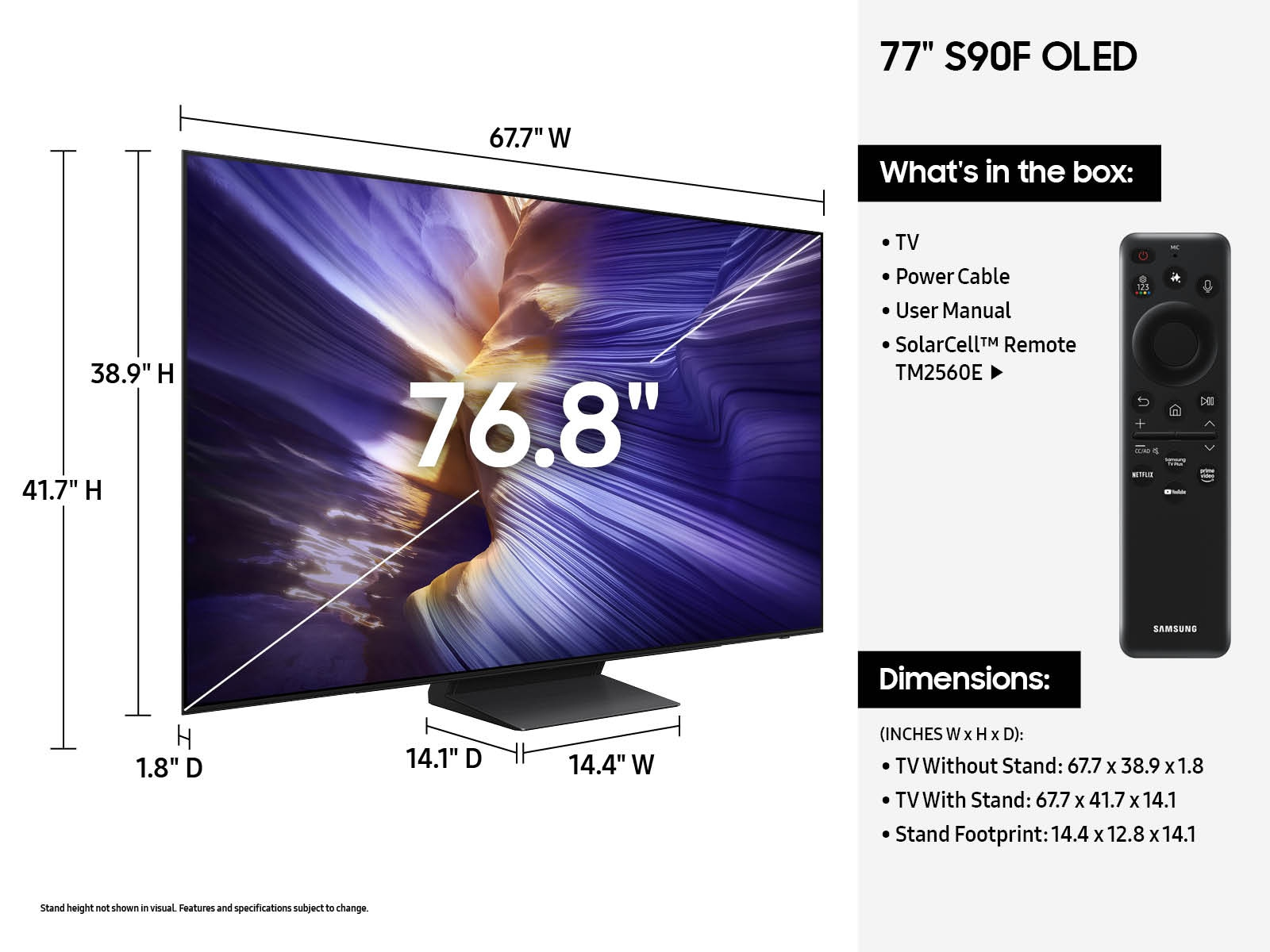 Samsung S90F QN77S90FAFXZA TV – image 5
