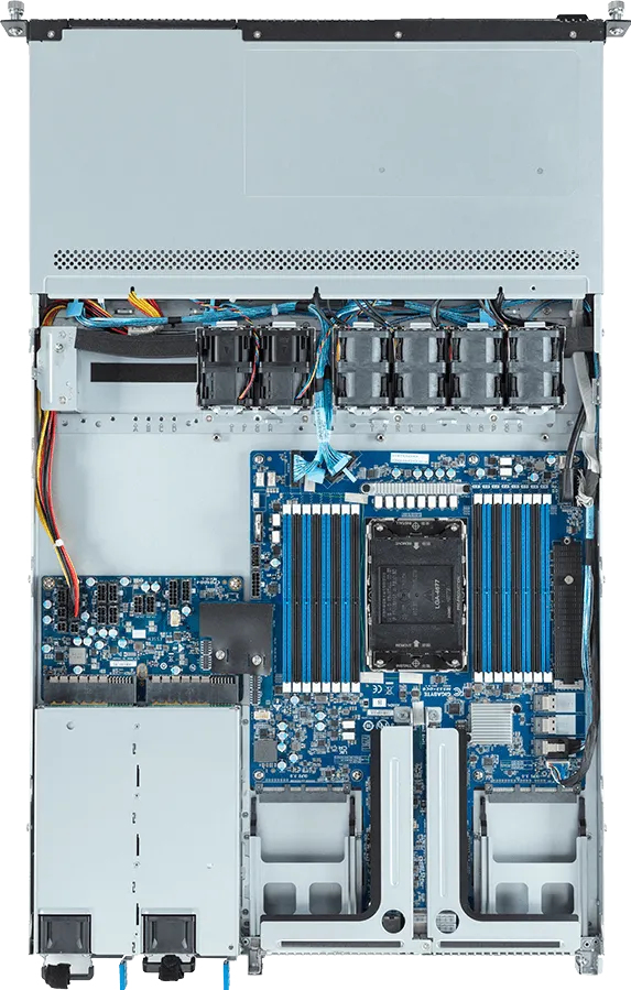 GIGABYTE R163-S30-AAB2 LGA 4677 (Socket E) Rack (1U) Black, Steel – image 3