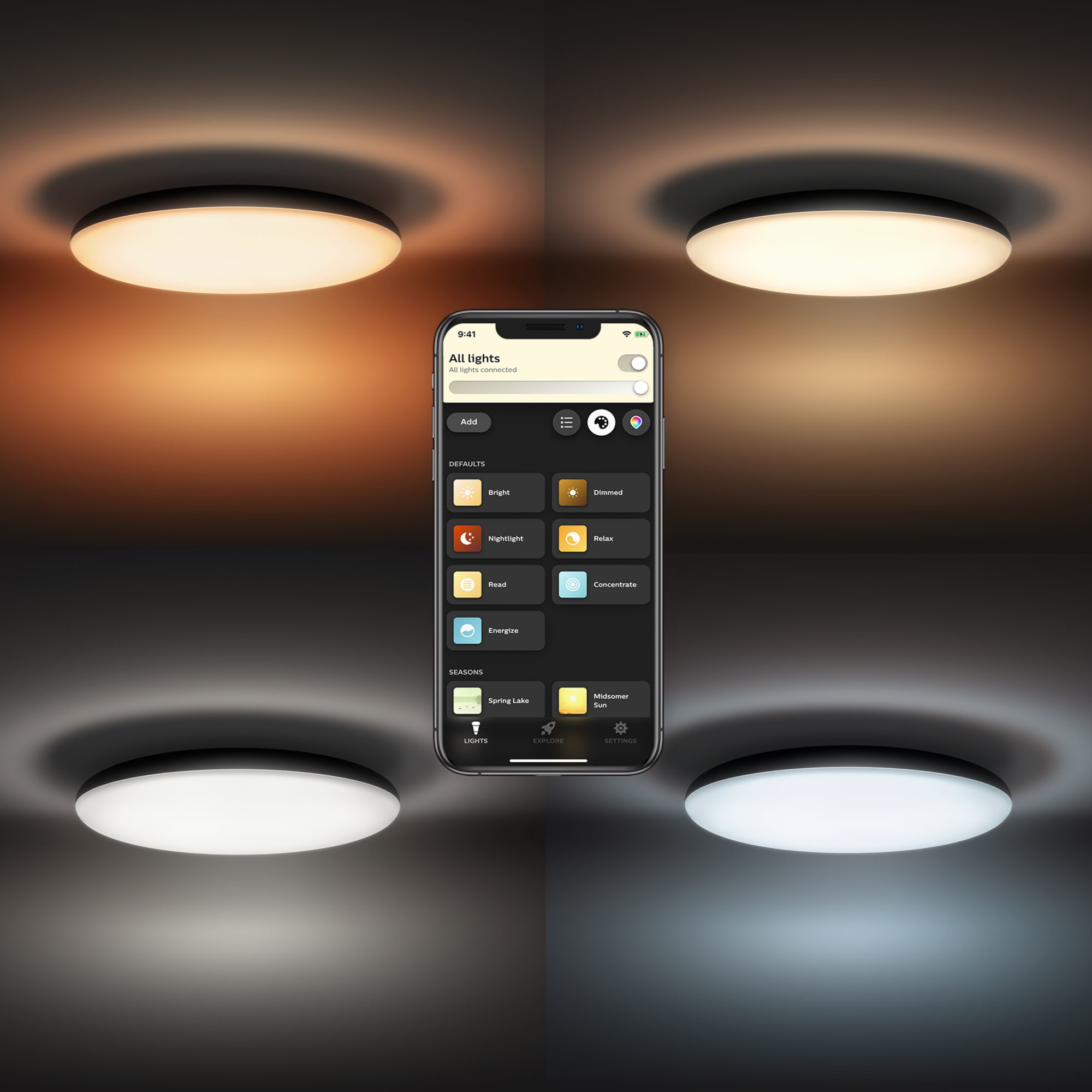 Philips by Signify Philips Hue White ambience 4096730U9 Smart ceiling light Bluetooth/Zigbee – image 7