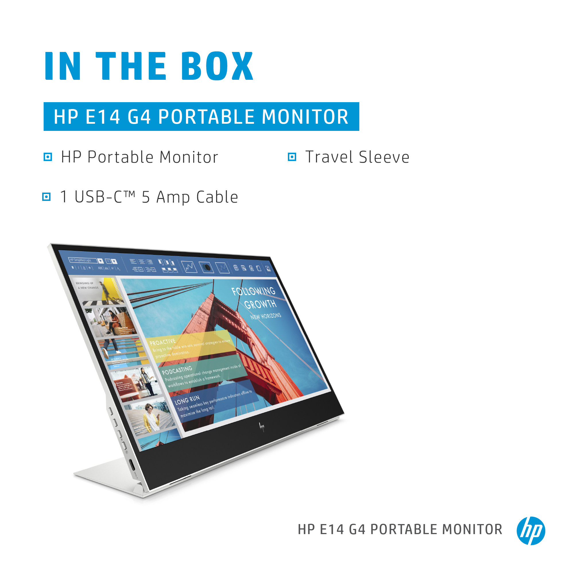 HP E14 G4 Portable Monitor – image 6