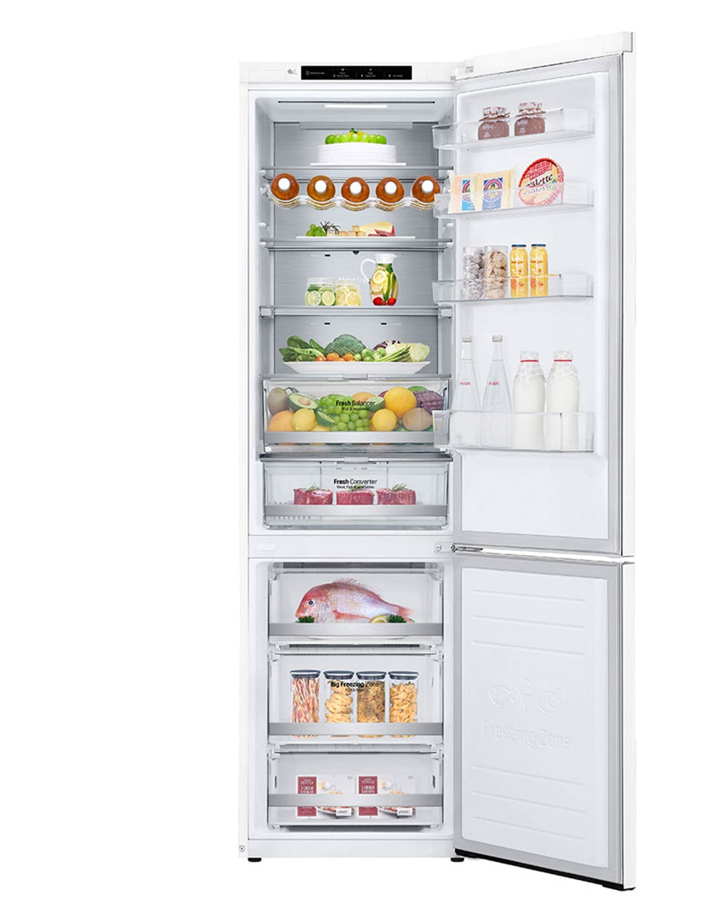 LG GBB72SWVDN fridge-freezer Freestanding – image 2