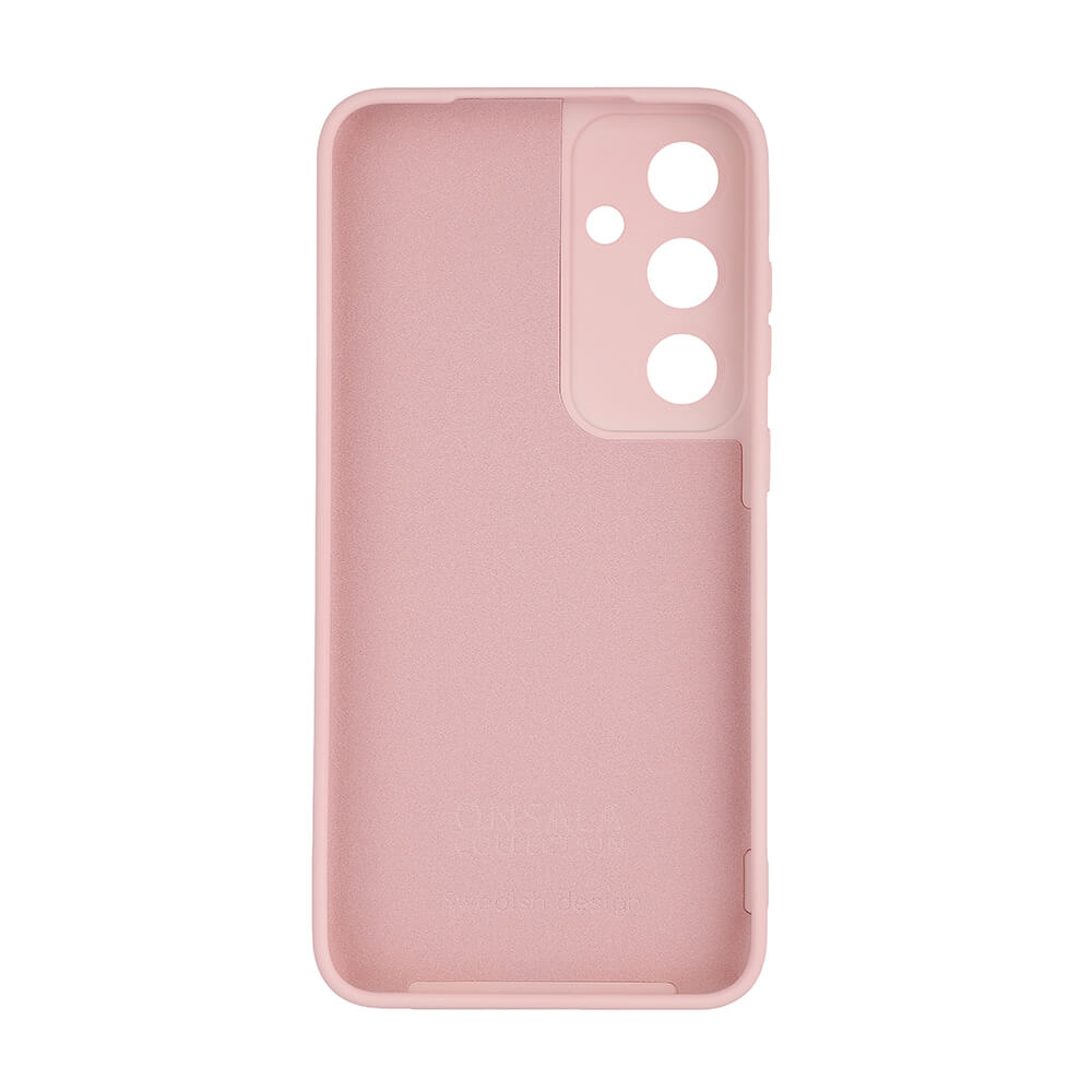Onsala Phone Case with Silicone Feel Chalk Pink - Samsung S24+ – image 3