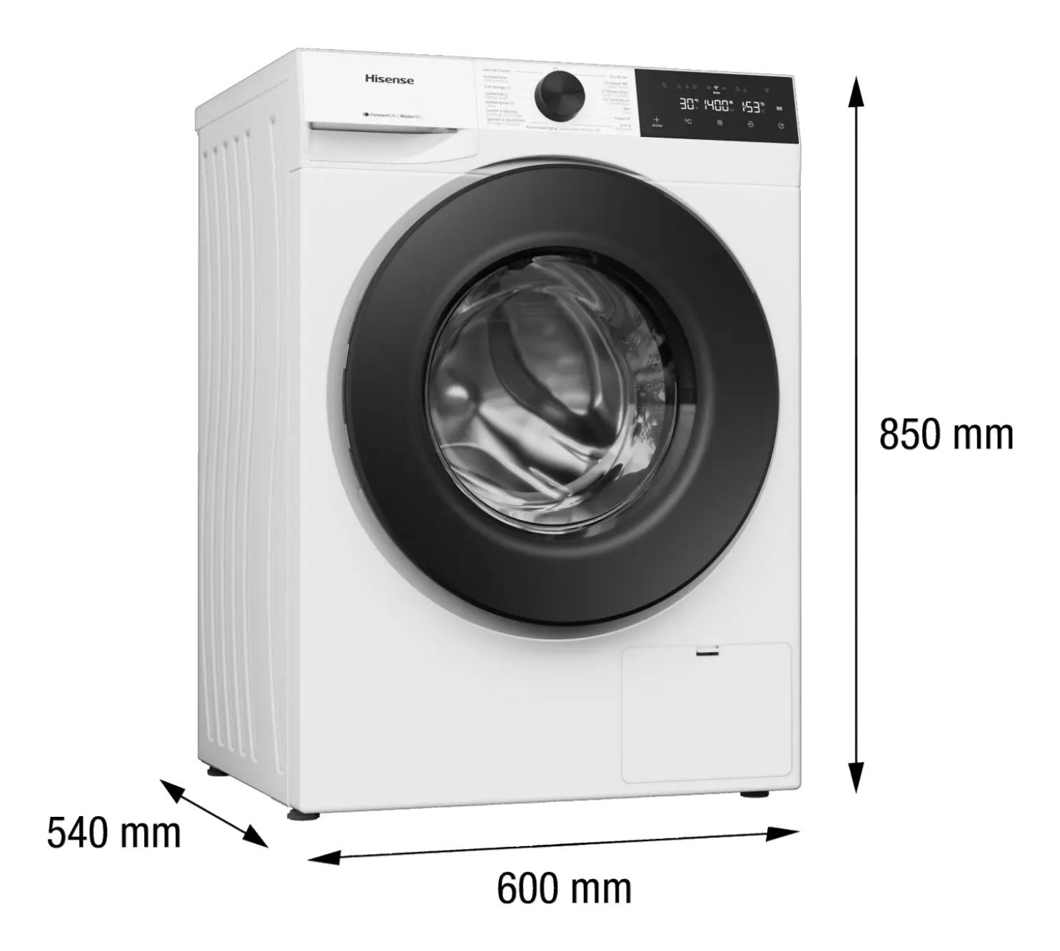 Hisense WF3E8063BWF washing machine Front-load – image 5