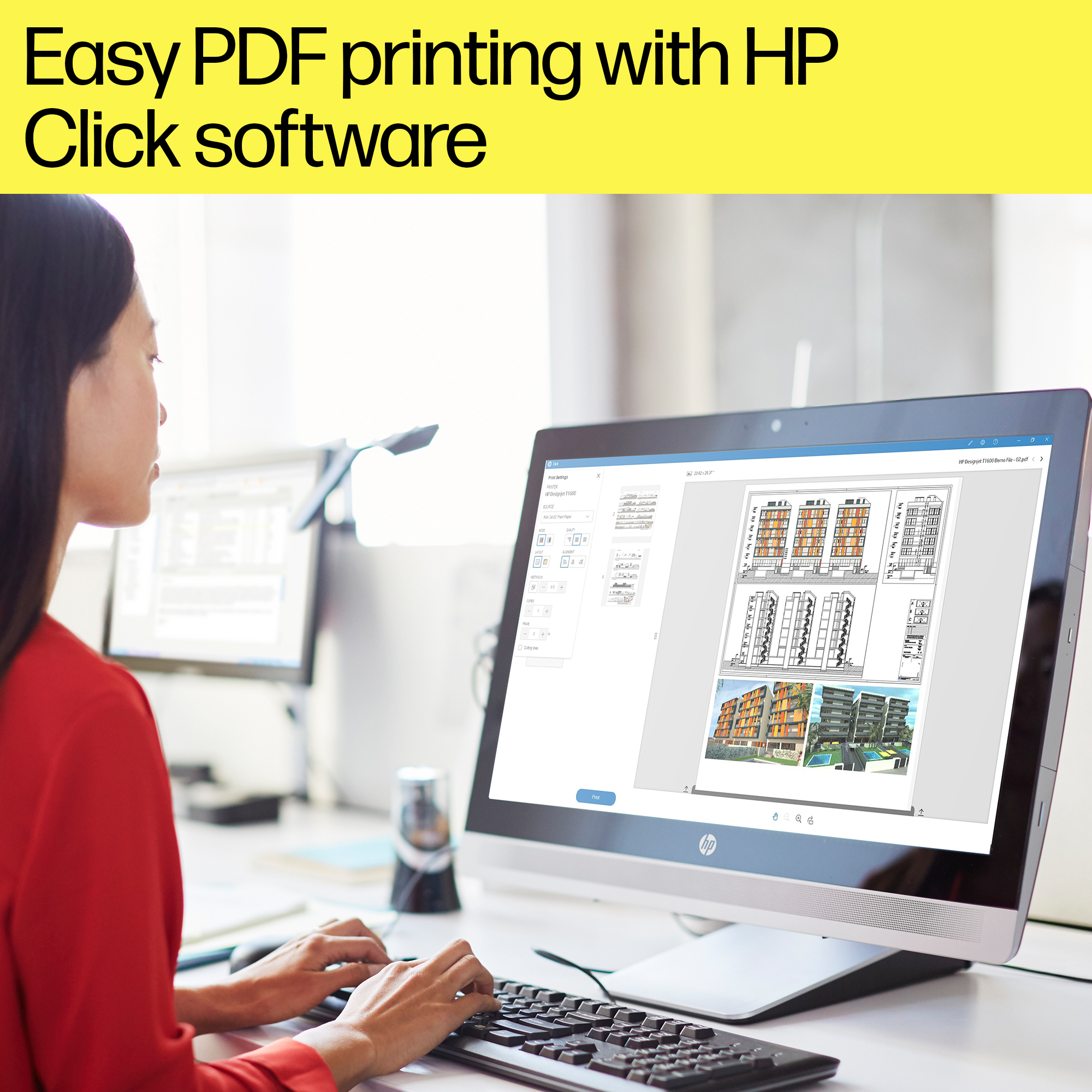 HP DesignJet T1600 36-in Printer – image 3