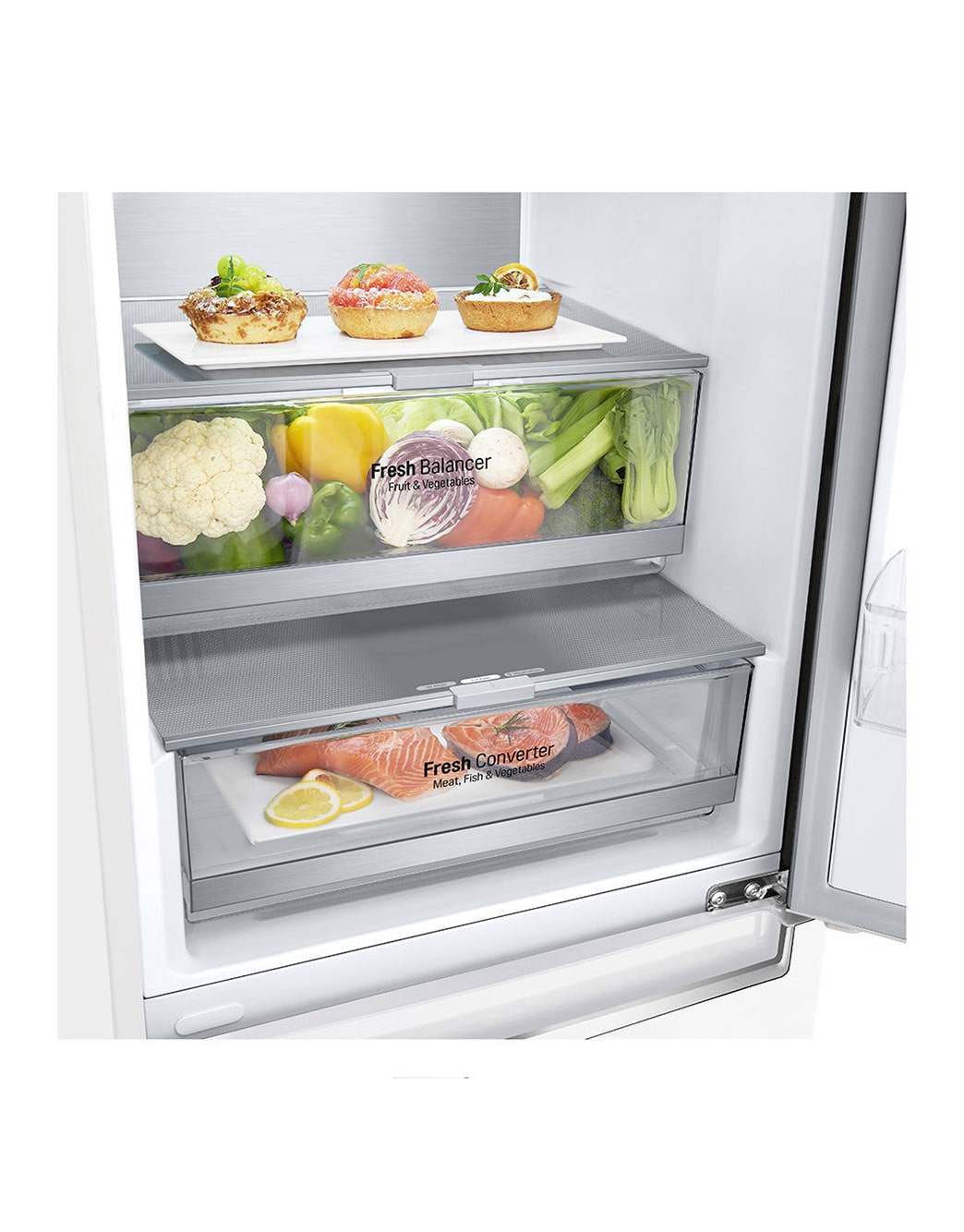 LG GBB72SWVDN fridge-freezer Freestanding – image 3