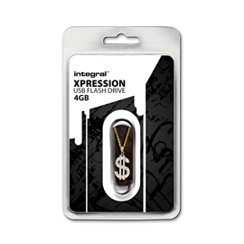 Integral 4GB Xpression Music USB Flash Drive – image 2