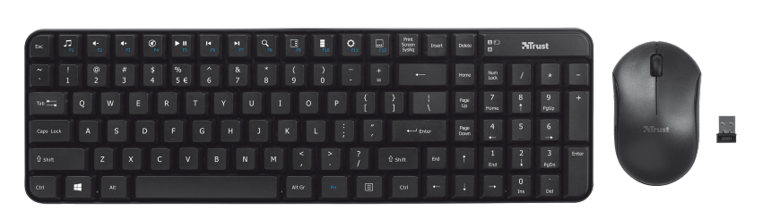 Trust Modo Wireless Compact Deskset – image 6