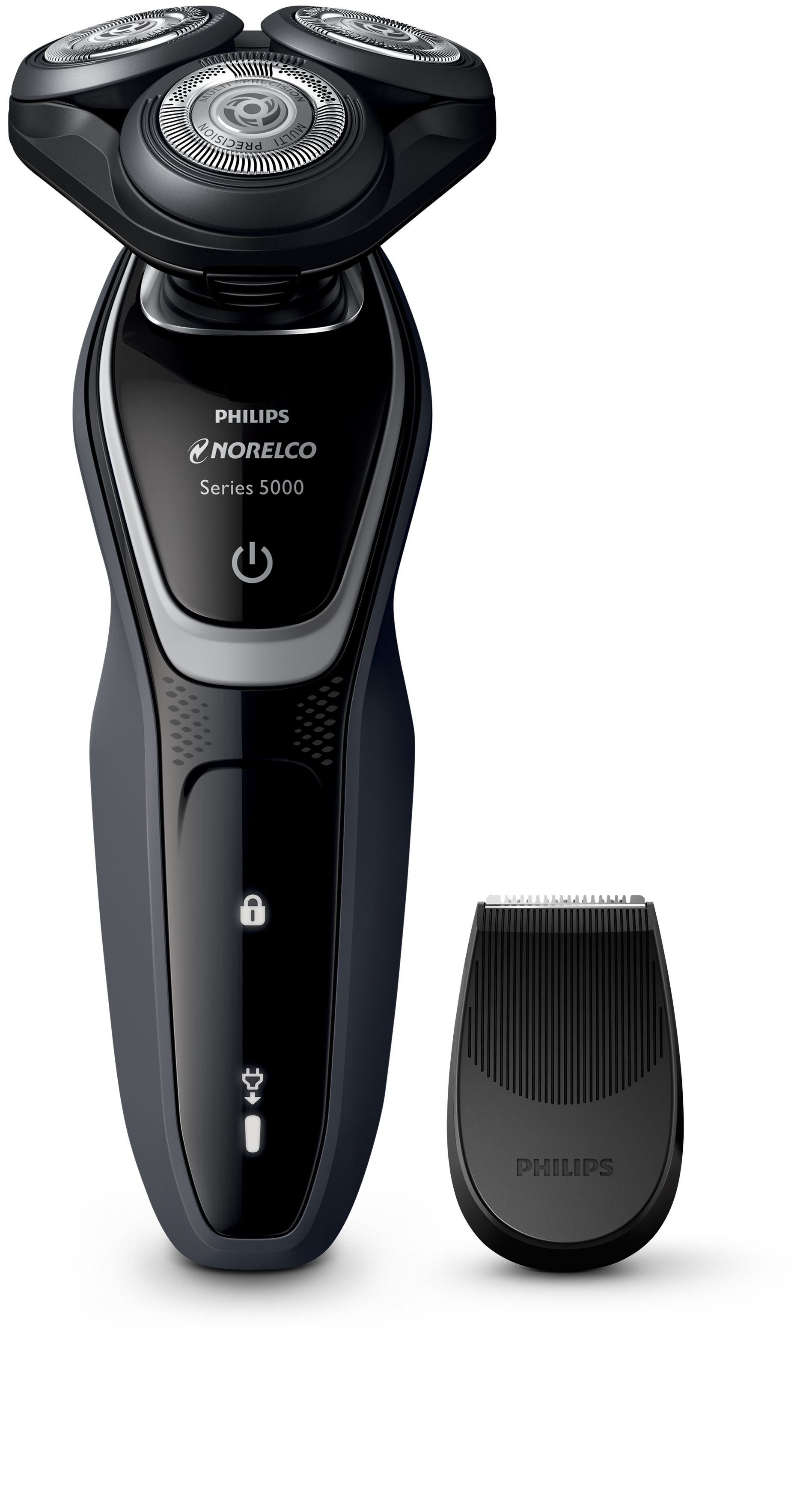 Philips Norelco Shaver 5100 S5210/81 men's shaver Rotation shaver Trimmer Black, Grey