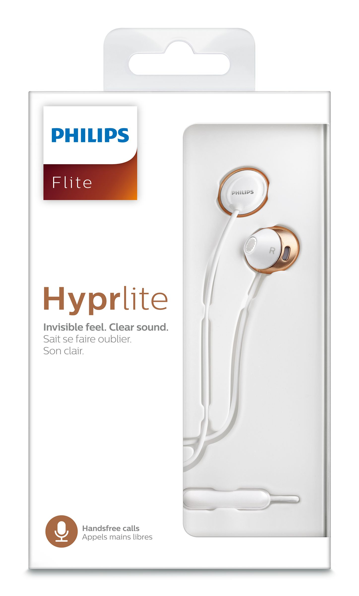 Philips SHE4205WT/27 headphones/headset Wired In-ear Rose gold, White – image 2