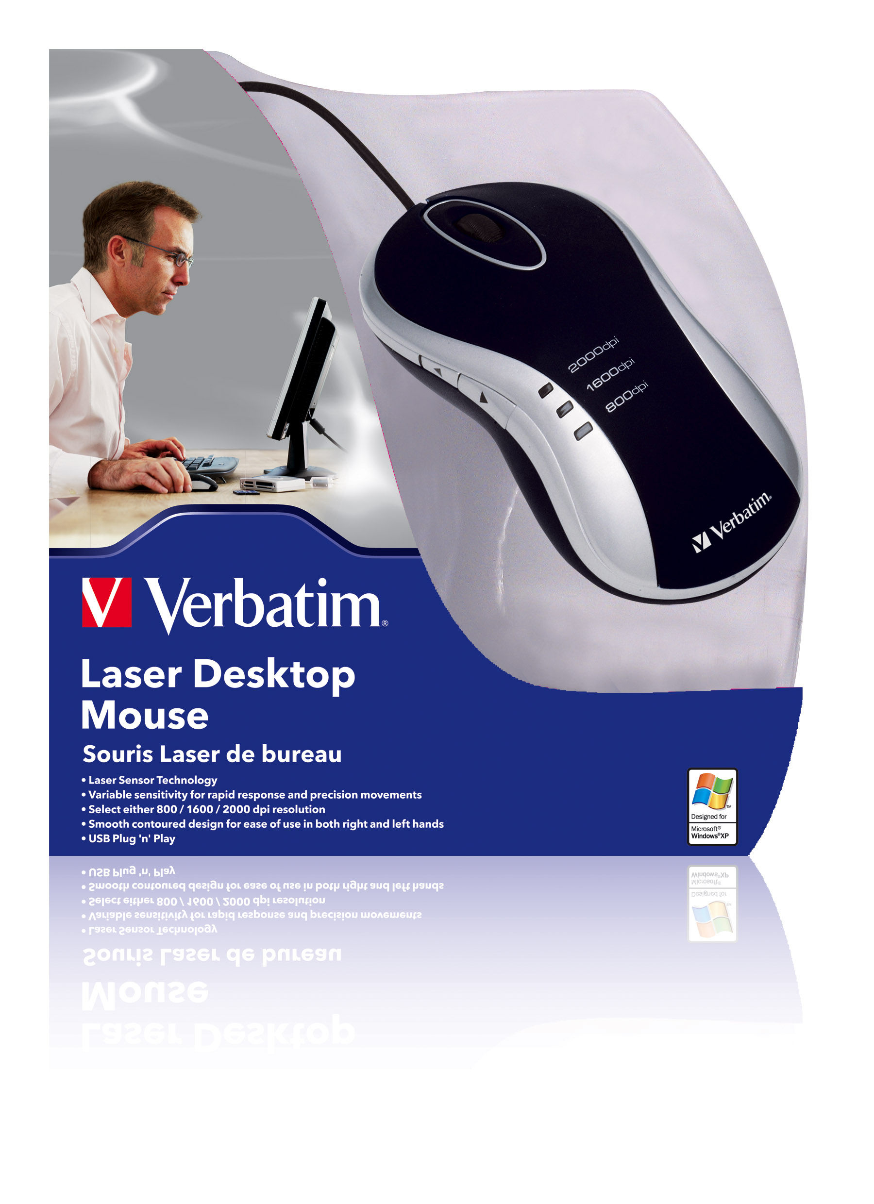 Verbatim Laser Desktop Mouse - Black – image 2