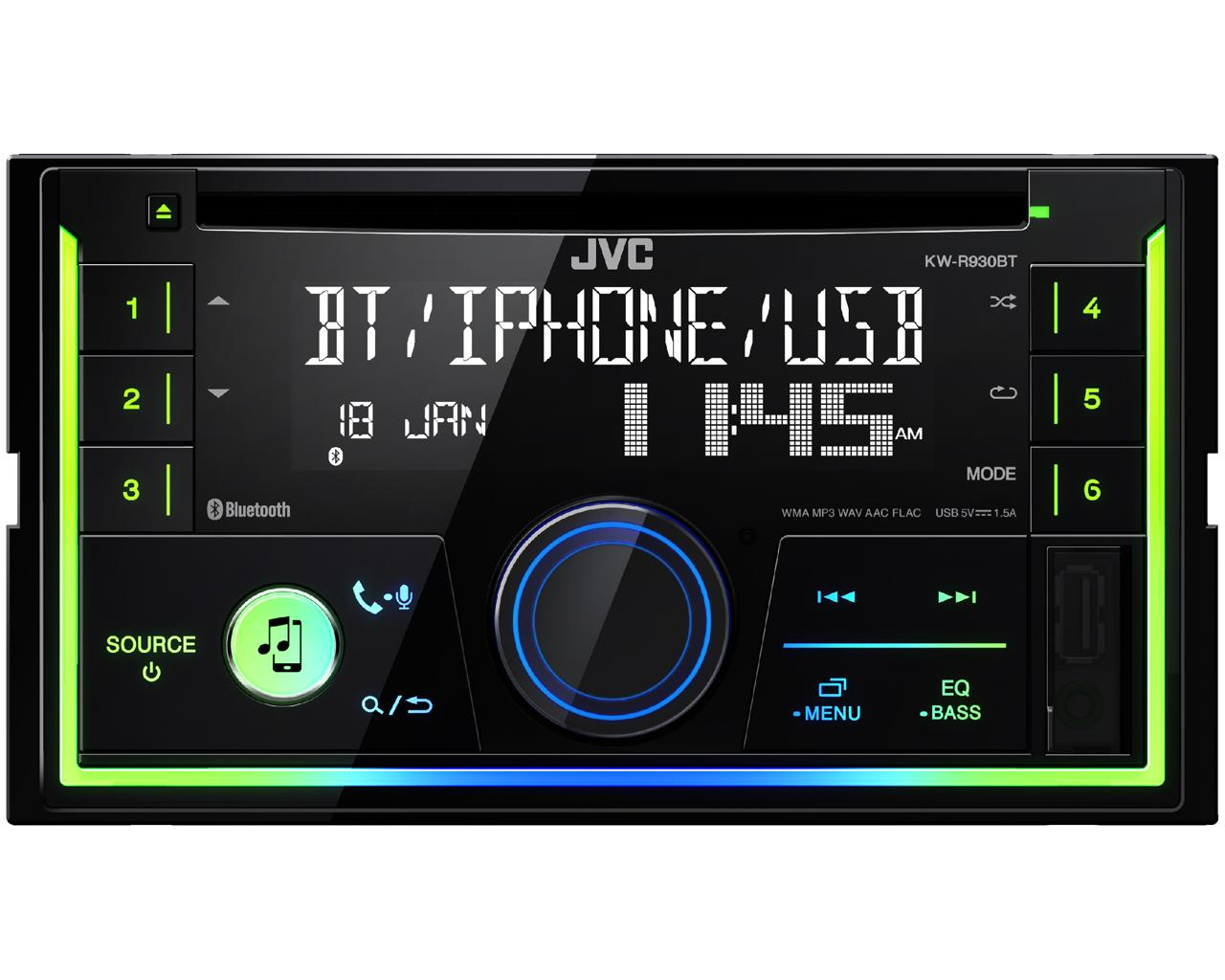 JVC KW-R930BT 2-DIN CD Receiver – image 2