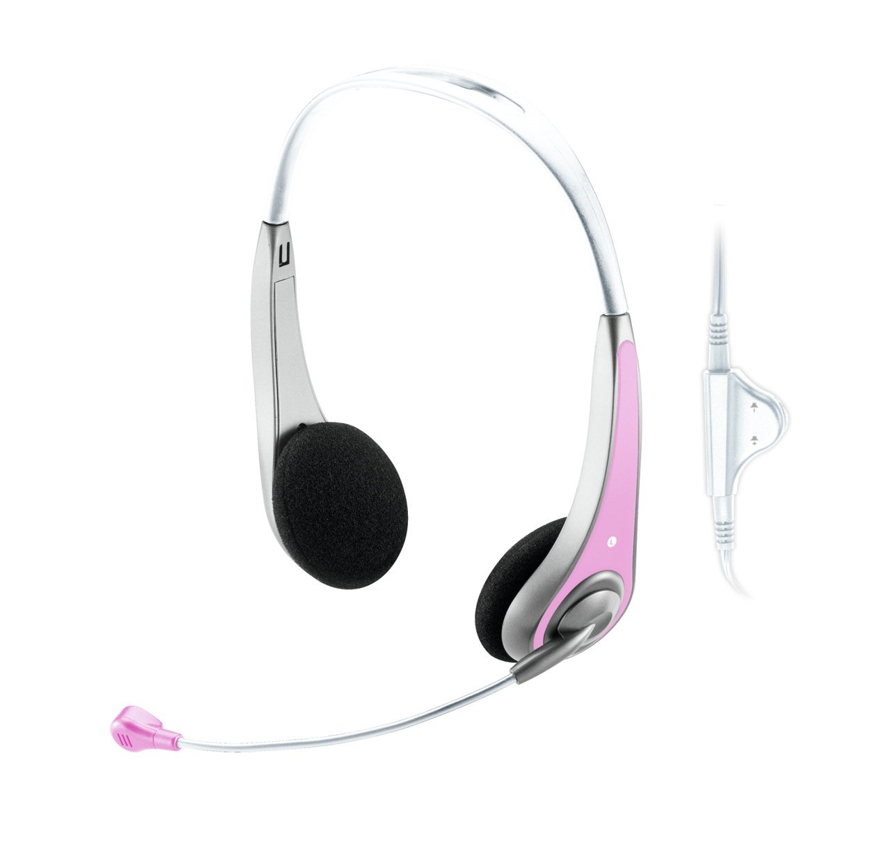 Trust InSonic Chat Headset - Pink