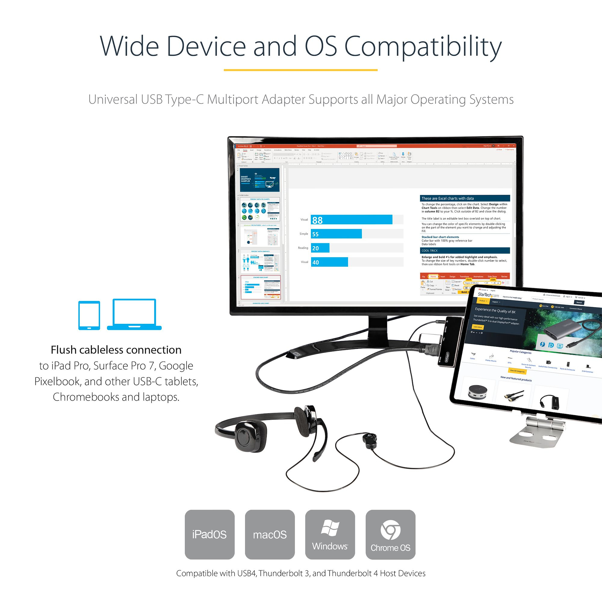 StarTech.com USB C Multiport Adapter - USB-C to 4K – image 9