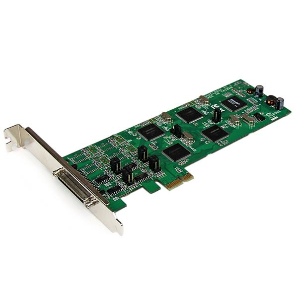 StarTech.com 8 Port PCI Express (PCIe) RS-232/422/485 Serial Card - 4 x RS232 4 x RS422 / RS485 – image 2