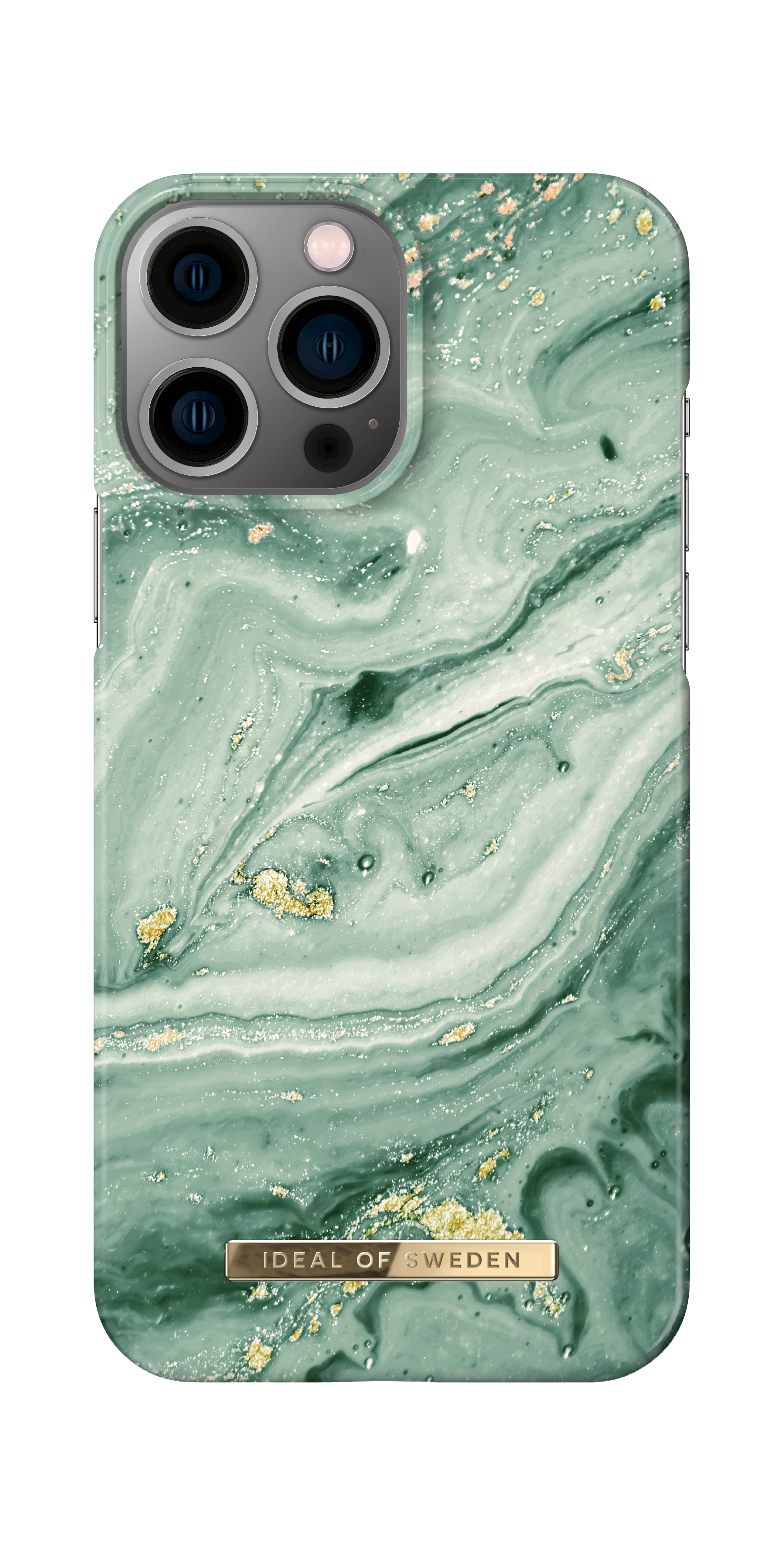 iDeal of Sweden Printed Case iPhone 12PM/13PM Mint Swirl Mrbl – image 4