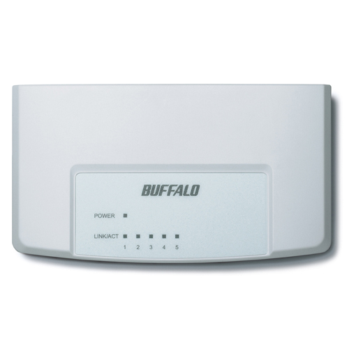 Buffalo LSW3-TX-5EP/W network switch White – image 2