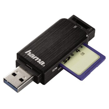 Hama 00123901 card reader USB 3.2 Gen 1 (3.1 Gen 1) Black – image 2
