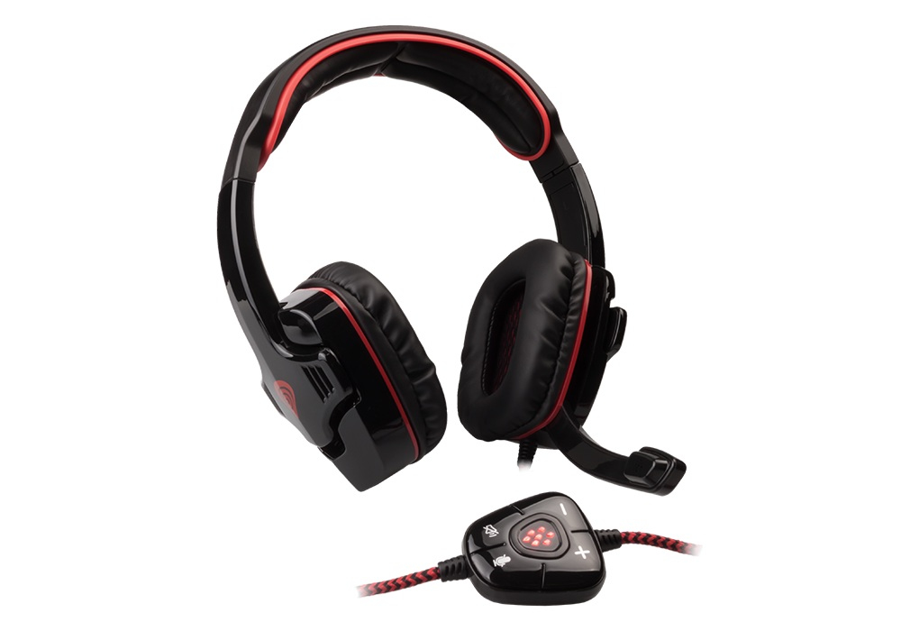 GENESIS HX66 Headset Wired Head-band Gaming Black, Red