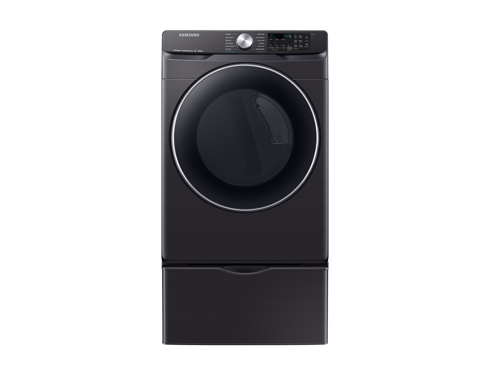 Samsung DVE45R6300V tumble dryer Freestanding Front-load Black, Stainless steel – image 2