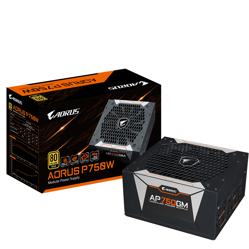 GIGABYTE GP-AP750GM power supply unit – image 2