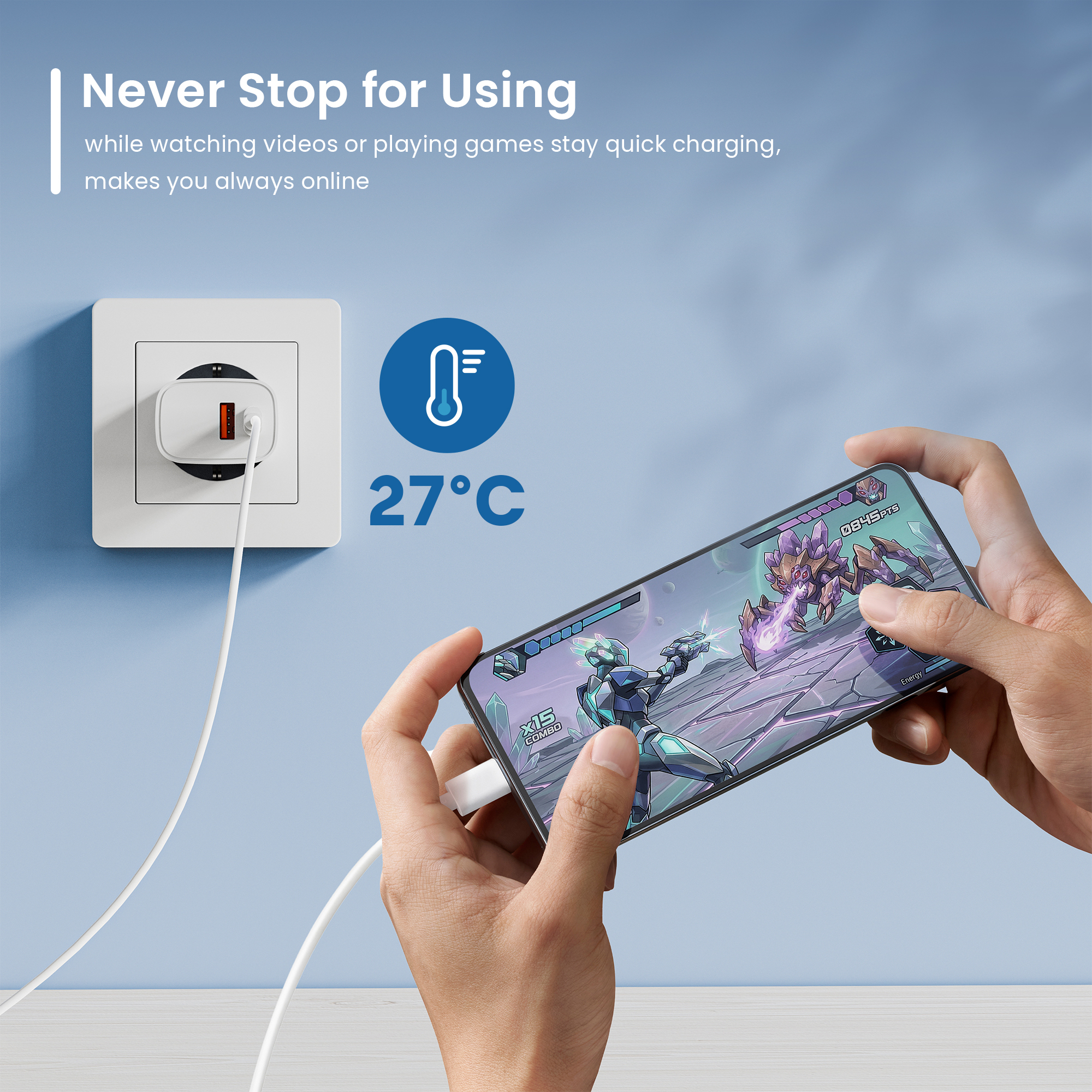 Ewent EW1326 mobile device charger Universal White AC Fast charging Indoor – image 3