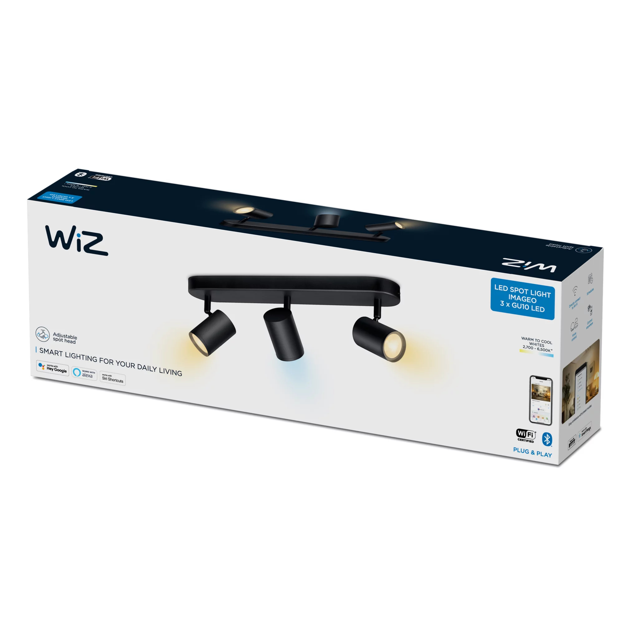 WiZ IMAGEO 3x adjustable spotlight – image 2