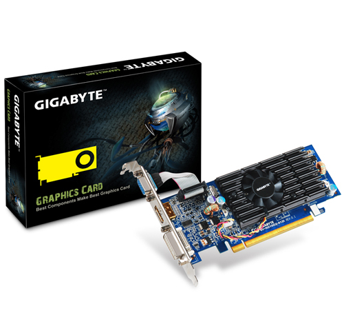 GIGABYTE GV-N210D2-512I graphics card NVIDIA GeForce 210