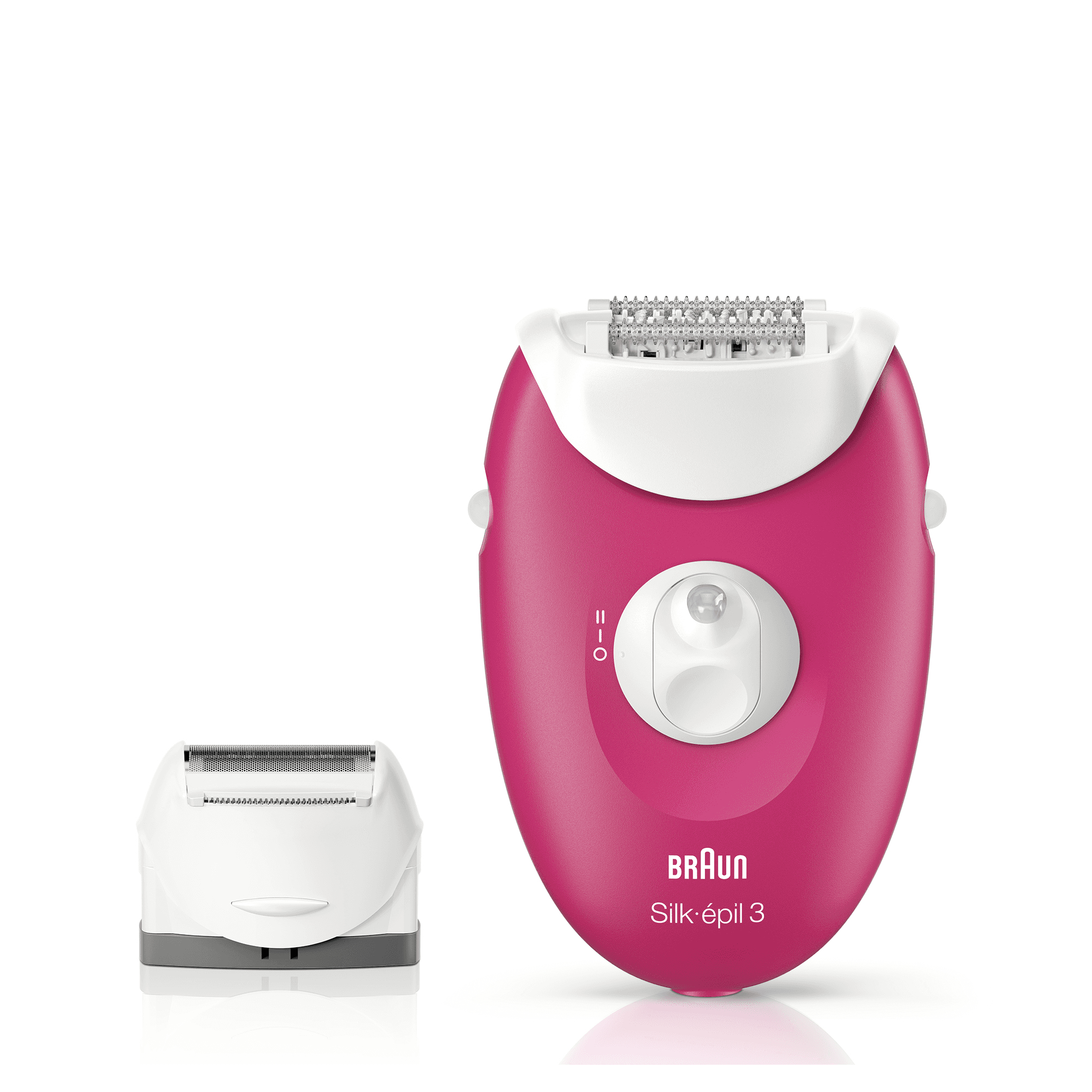 Braun Silk-épil 3 81646955 epilator 20 tweezers White, Pink