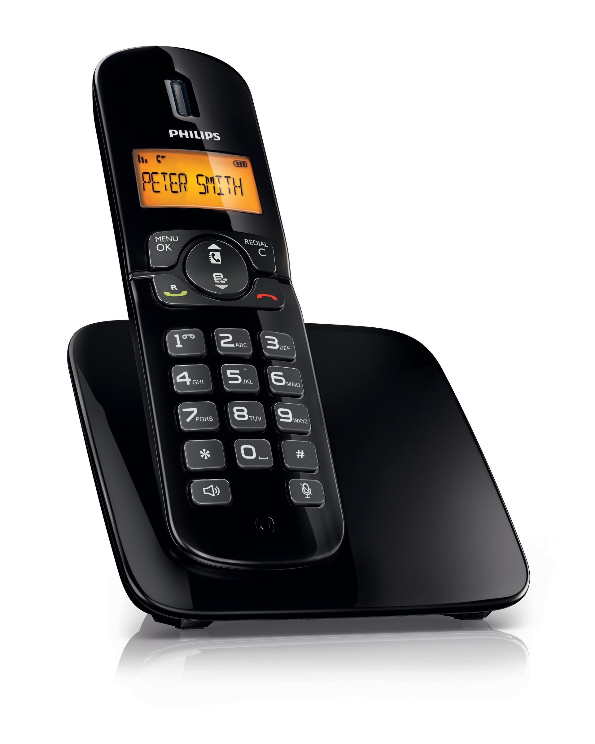 Philips BeNear CD1811B/FR telephone DECT telephone Caller ID Black – image 2