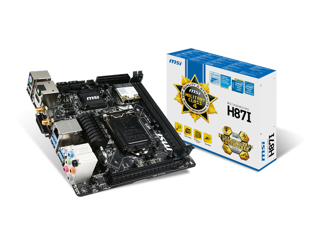 MSI H87I Intel® H87 LGA 1150 (Socket H3) mini ITX – image 5