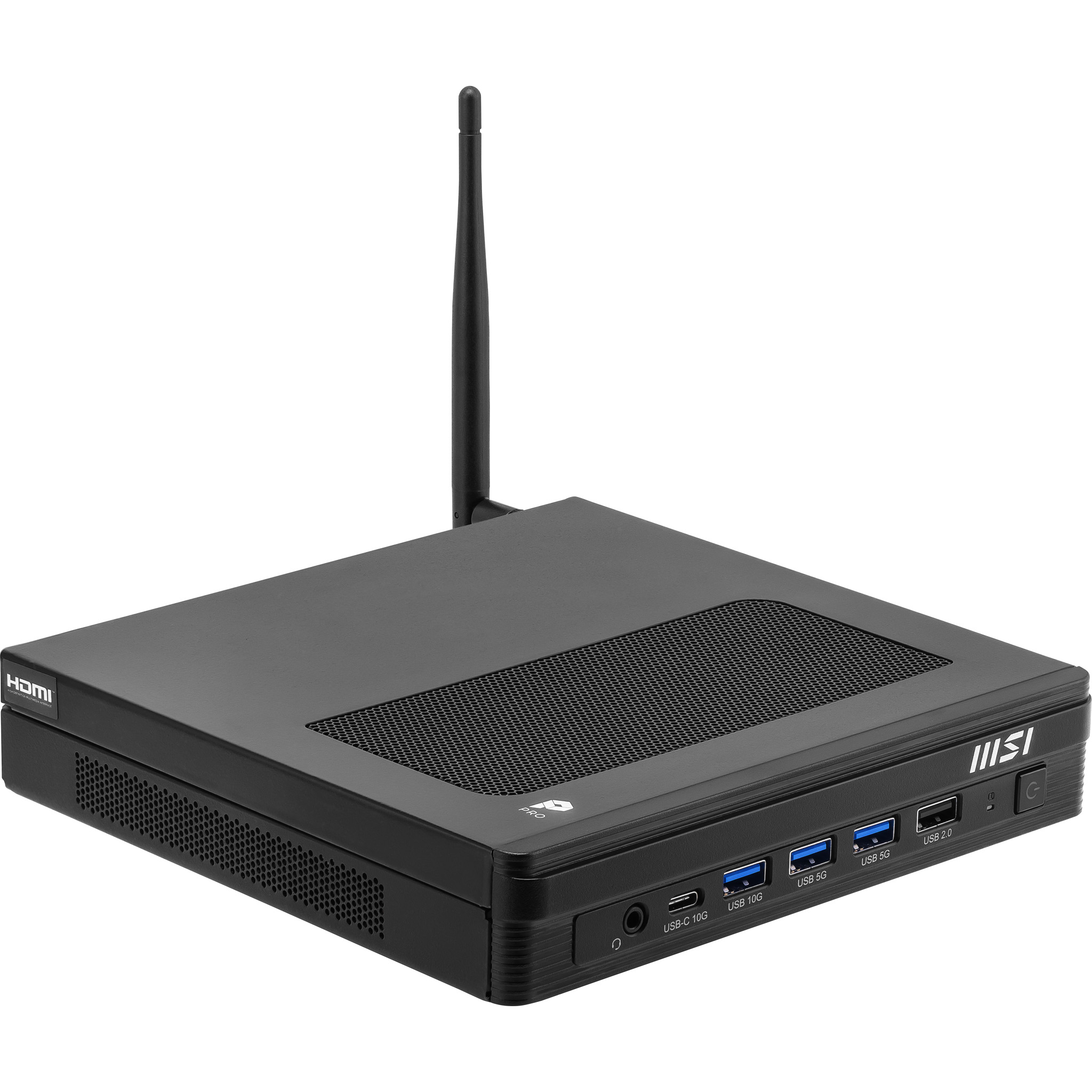 MSI PRO DP10 A14MG-004BEU PC/workstation Intel® Core™ i5 i5-14400 1.1L sized PC Mini PC barebone Black image 15