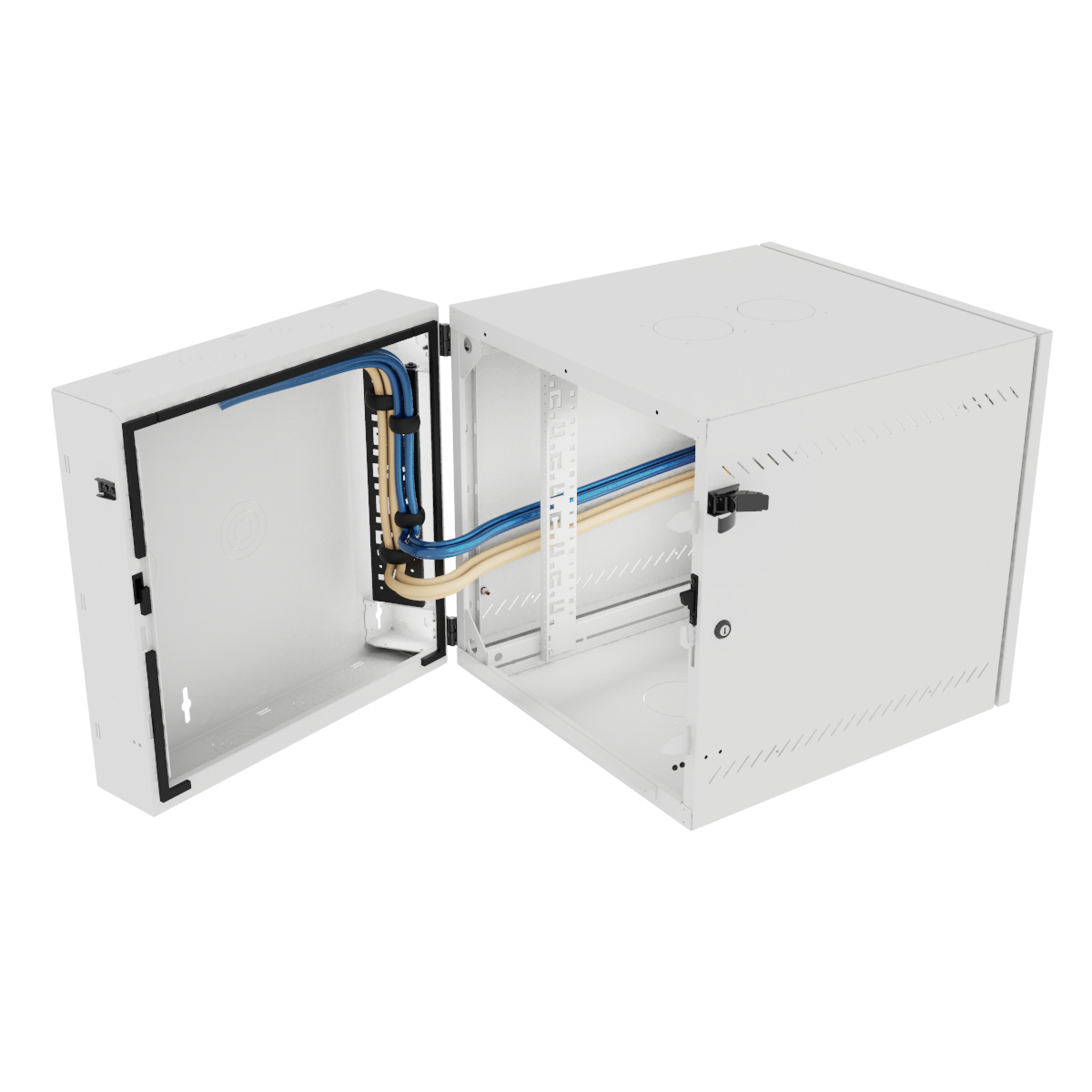 Vertiv VR Rack GL24WMCMP-W-SE-00-CM rack cabinet 12U Wall mounted rack White – image 3