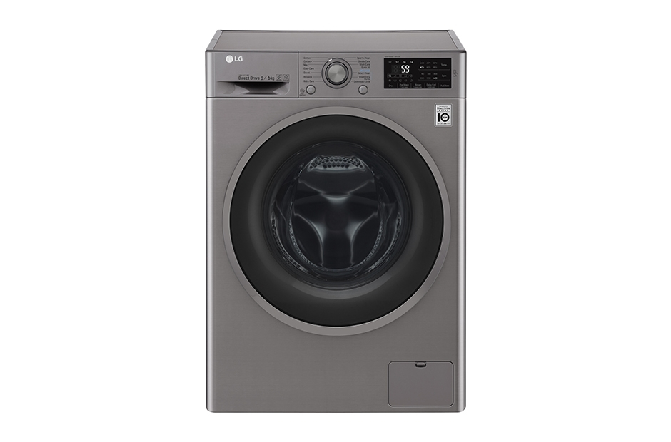 LG F4J6TM8S washer dryer Freestanding Front-load Stainless steel