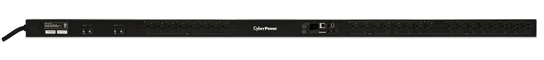 CyberPower PDU81102 power distribution unit (PDU) 24 AC outlet(s) 0U Black – image 2