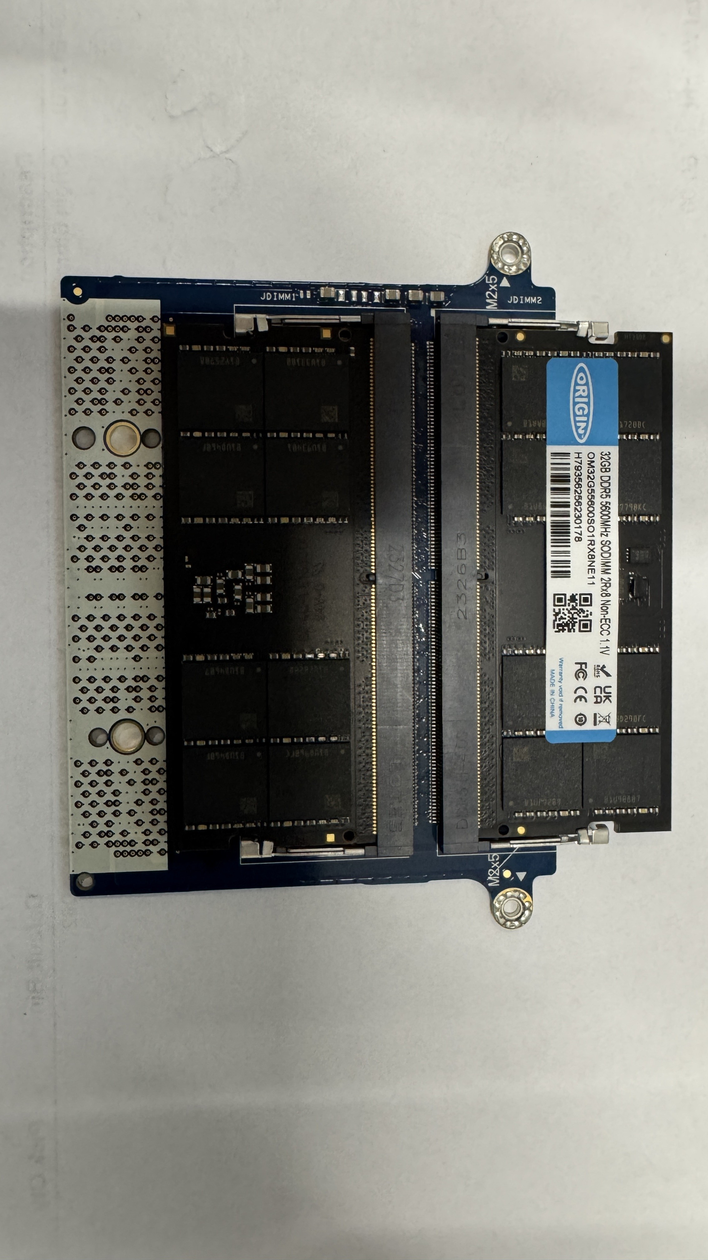 Origin Storage 32GB DDR5 5600MHz SODIMM 2Rx8 Non-ECC 1.1V