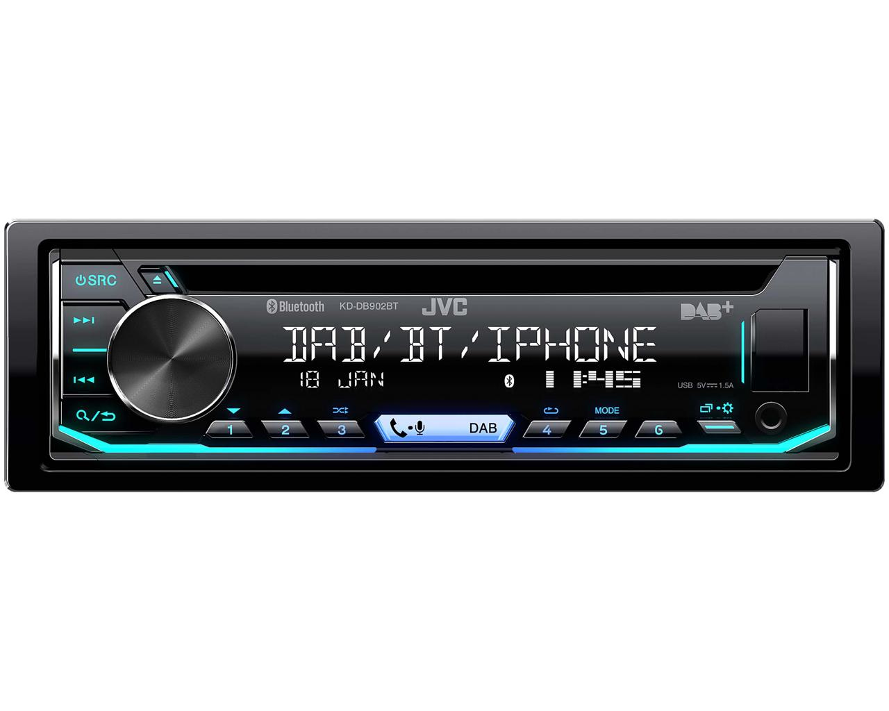 JVC KD-DB902BT 1-DIN CD Receiver – image 1