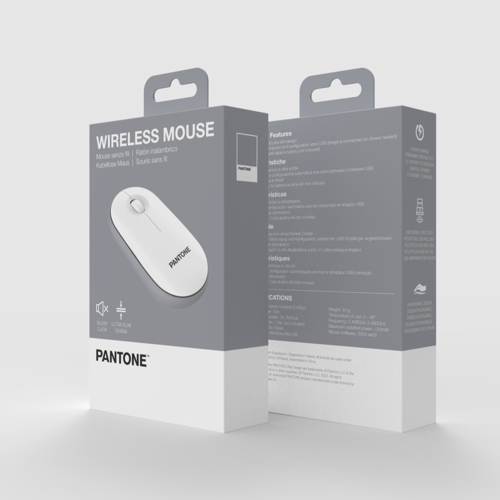 Celly PT-MS001WH mouse Office Right-hand 1200 DPI – image 2
