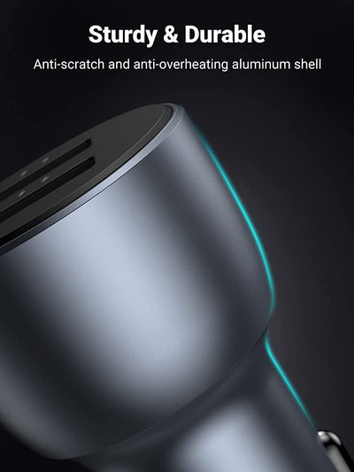 Ugreen 10144 mobile device charger Universal Grey Cigar lighter Fast charging Auto – image 6