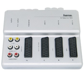 Hama F3042501 video switch SCART