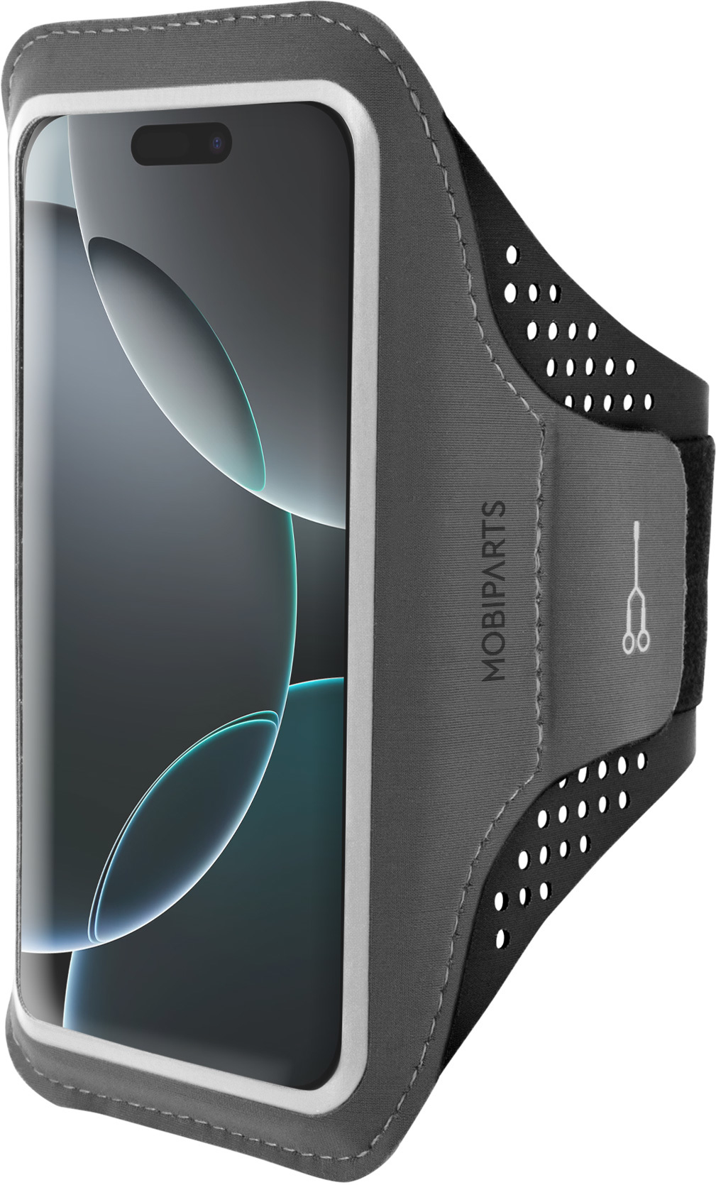 Mobiparts Comfort Fit Sport Armband Apple iPhone 16 Pro Black